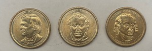 lot 15 image: Three Presidential Dollars