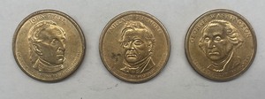 lot 19 image: Three Presidential Dollars