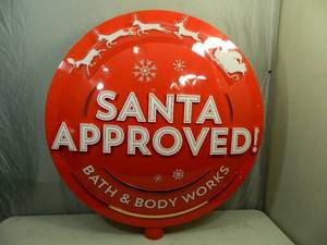 lot 2 image: Large Bath and Body Works Sign