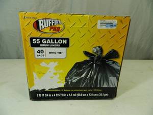 lot 24 image: 40 New 55 Gallon Drum Liners
