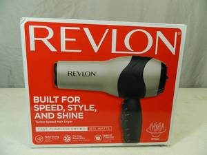 lot 26 image: New Revlon Hairdryer with Attachment