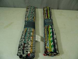 lot 28 image: 2 New Multicolored Rugs