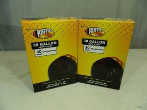 lot 66 image: New 39 Gallon Trash Bags