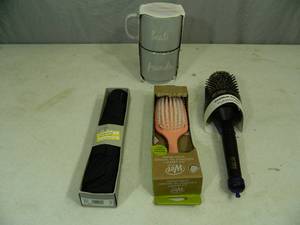 lot 67 image: New Hairbrushes, Umbrella, and More