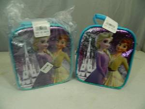 lot 75 image: 2 New Disney Frozen Lunchboxes