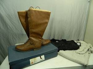 lot 90 image: New Boots and Clothing
