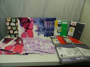 lot 93 image: New Sketchbooks, Notebooks, and Folders