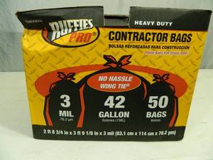 lot 97 image: Heavy Duty Contractor Bags
