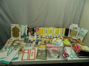 lot 123 image: Large Assortment of New Craft, School, and Party Supplies