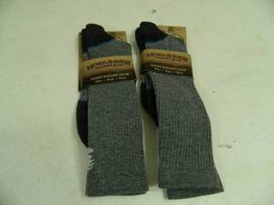 lot 141 image: 2 New Pair of Mens XL Merino Wool Socks
