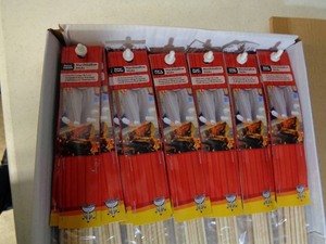 lot 64 image: Display with 72 Packs of Wood Marshmallow Sticks