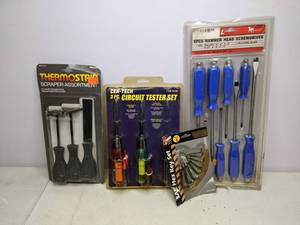 lot 39 image: Assorted Tools in Original Packaging - See Description