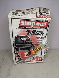 lot 37 image: Portable One Gallon 1.0 HP WetDry Shop Vac