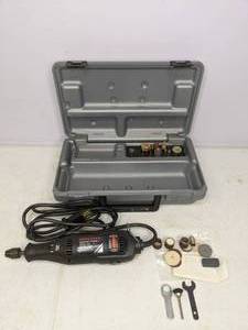 lot 44 image: Dremel Rotary Tool with Grinding Accessories and Case