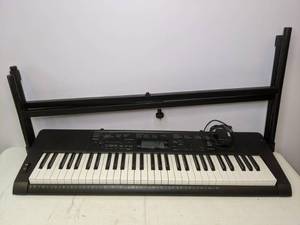 lot 43 image: Casio CTK-3200 61 Key Keyboard with Stand