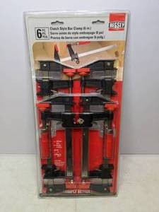 lot 58 image: Bessey 6 Clutch Style Bar Clamp - NIB