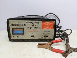 lot 99 image: Car Battery Charger with Engine Starter