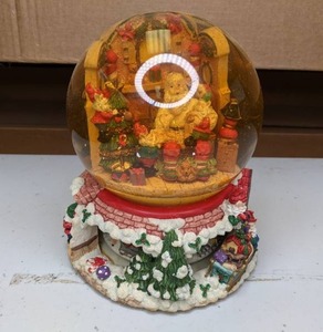 lot 61 image: Musical Christmas Snow Globe