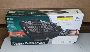 lot 69 image: Logitech Cordless Desktop Wave Keyboard & Mouse