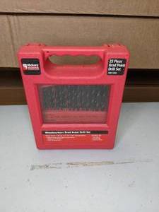 lot 74 image: Woodworks Brad Point Drill Set - NEW
