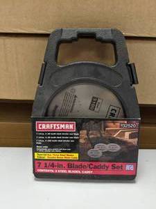 lot 198 image: Craftsman 7 14 BladeCaddy Set - NEW