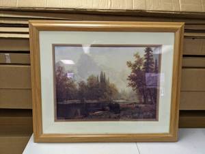 lot 171 image: Yosemite Valley Framed Print