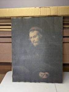 lot 174 image: Baroque Style Portrait Canvas Reproduction