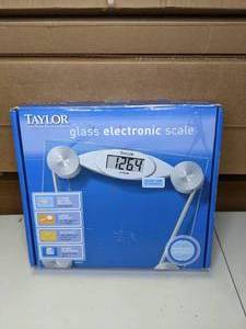 lot 189 image: Taylor Glass Electronic Bathroom Scale