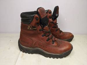 lot 26 image: Mens Size 9 Leather Rocky Work Boots
