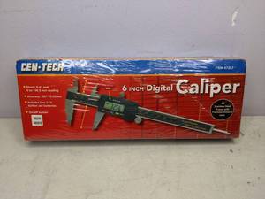 lot 126 image: Cen-Tech 6 Inch Digital Caliper - NEW