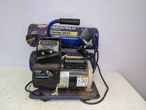 lot 33 image: Campbell Hausfeld 2 HP 4 Gallon Portable Electric Air Compressor