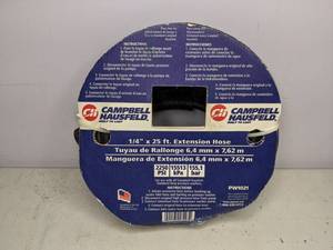 lot 107 image: Campbell Hausfeld 14 x 25 Ft. Extension Hose - NEW