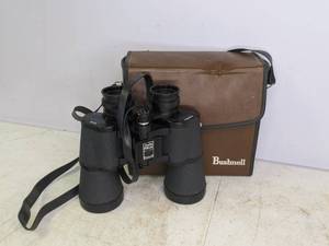lot 135 image: Bushnell Sportview 10x50 Wide Angle Binoculars w Carrying Case