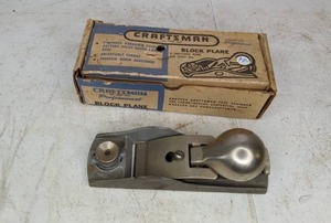 lot 137 image: Vintage Craftsman Block Plane w Original Box