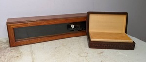 lot 214 image: Pair of Decorative Wood Boxes