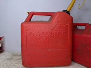 lot 215 image: Two Plastic Gas Cans