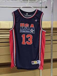 lot 231 image: Chris Mullin USA Basketball 1992 Dream Team Summer Olympics Jersey