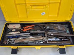 lot 278 image: Plano Toolbox Filled with Hand Tools