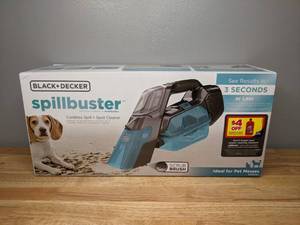 lot 21 image: Brand New Black and Decker Spillbuster Cordless Spill & Spot Cleaner
