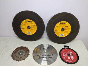 lot 254 image: Circular Saw Blades and CuttingSanding Discs