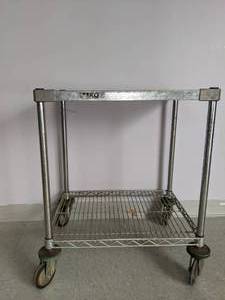 lot 322 image: Metro Metal Rolling Utility Cart