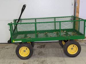 lot 351 image: Falconer Steel Garden Utility Cart