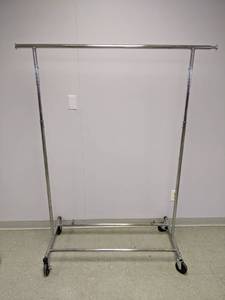 lot 337 image: Metal Rolling Clothing Rack