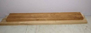 lot 354 image: Nine Simple Wood Spindles