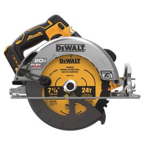 DEWALT 20-Volt MAX Cordless Brushless 7-14 in. Circular Saw with FLEXVOLT ADVANTAGE (Tool Only), DCS573B - Slightly Used.