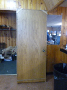 lot 13 image: Hollow Core Oak Door with Frame