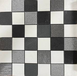 33 Sheets Porcelain 2 x 2 Mosaic - Salt & Pepper