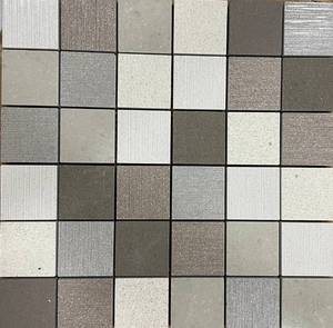 33 Sheets Porcelain 2 x 2 Mosaic - Earth Taupe