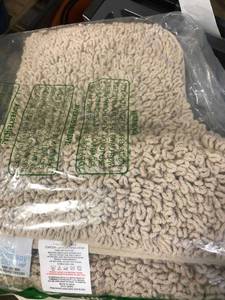 lot 26 image: Cotton Chunky Loop Jute 24 in. Contour Bath Rug, VJ46-CON-JUTE, NEW