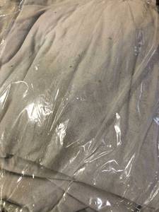 lot 27 image: 4-Piece Solid Organic Flannel King Sheet Set in Gray, 50457L-K-GRAY, NEW
